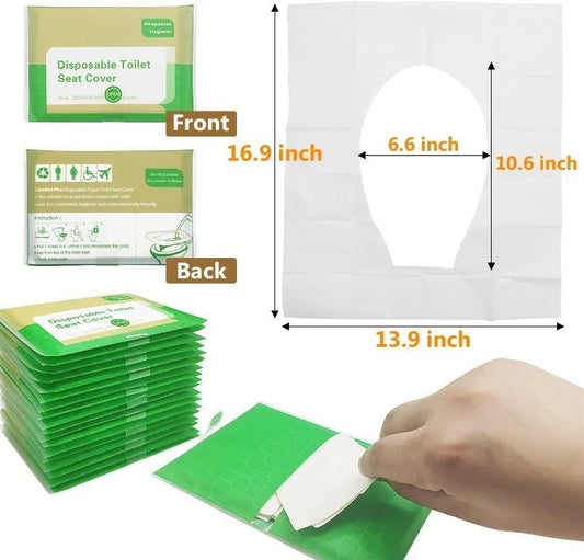 100 Pcs Disposable Toilet Seat Covers Toilet Seat Cover Portable