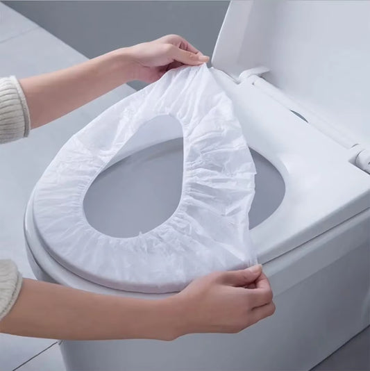 1/10/50PCS Disposable Toilet Seat Covers, Thick & Soft, Individually Wrapped for Travel, Hotel, Home & Public Use