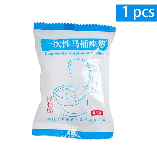 1/10/50PCS Disposable Toilet Seat Covers, Thick & Soft, Individually Wrapped for Travel, Hotel, Home & Public Use
